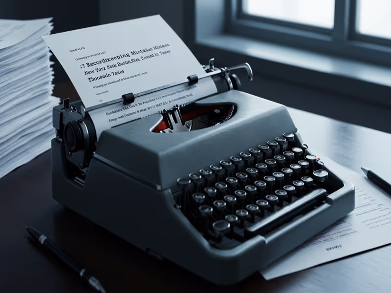 7 Recordkeeping Mistakes That Can Cost New York Businesses Thousands in Taxes