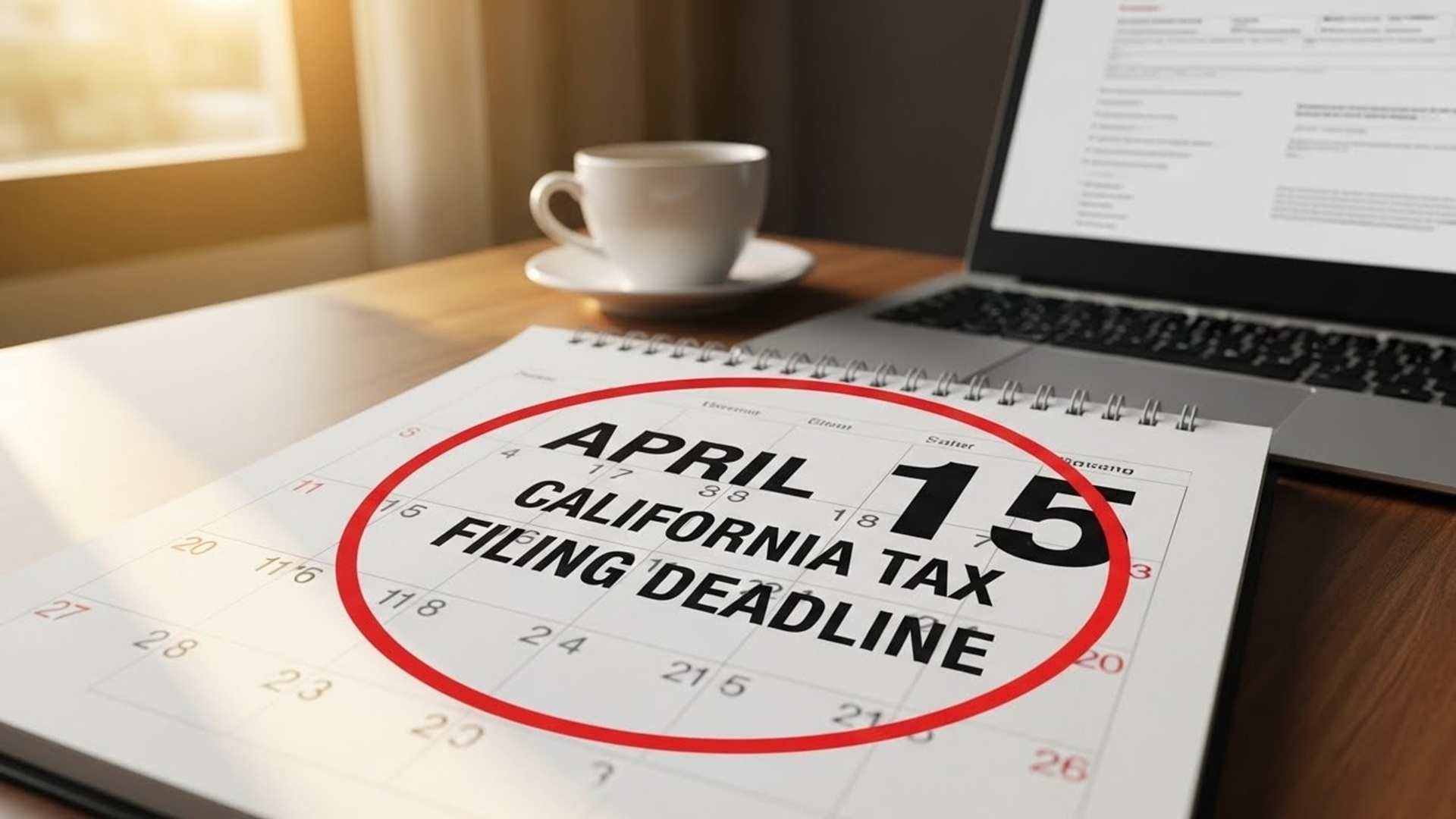 California Tax Filing Deadline 2026: Key Dates to Remember