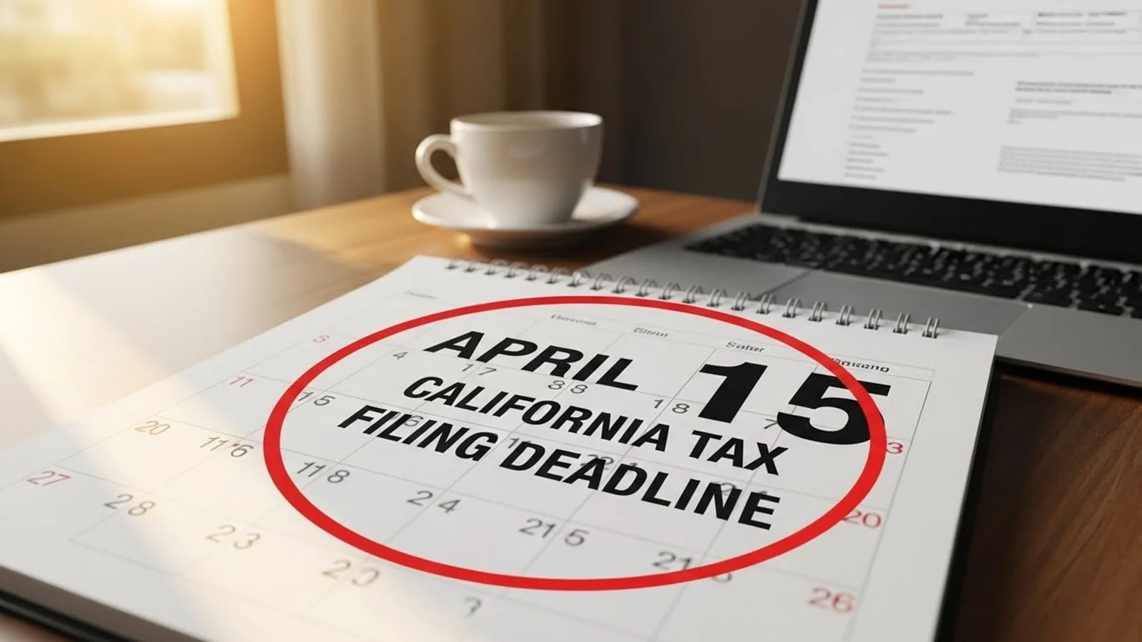 California Tax Filing Deadline 2026: Key Dates to Remember