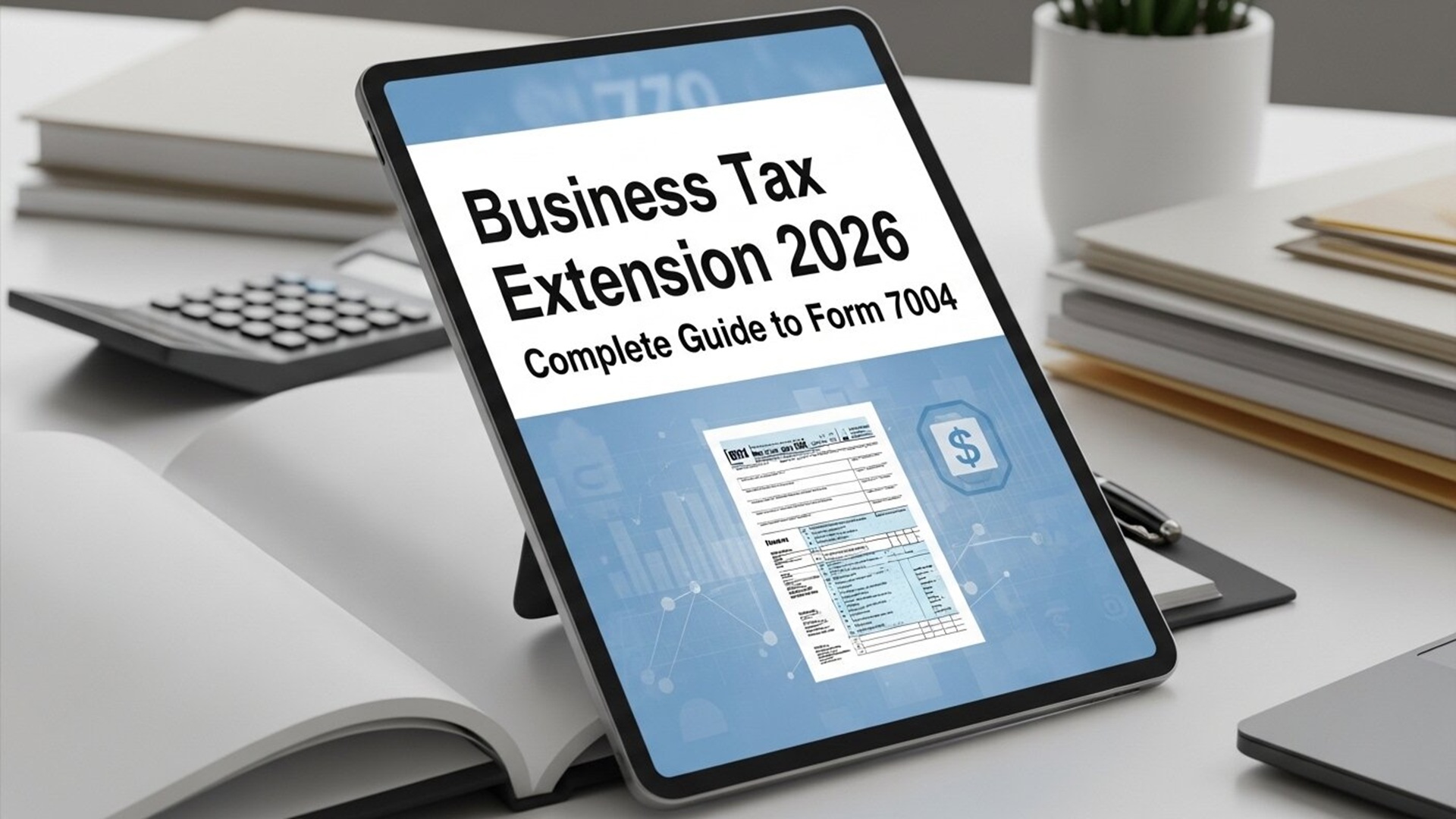 Business Tax Extension 2026: Complete Guide to Form 7004